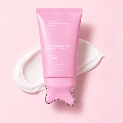 Crema viso e collo con PDRN e Massaggiatore Gua Sha™️